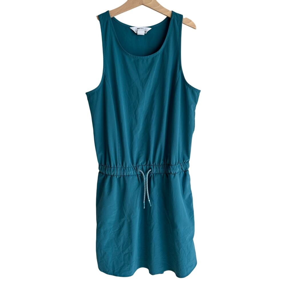 Athleta Girls All for One Tank Lightweight Dress Borealis Green XL 14